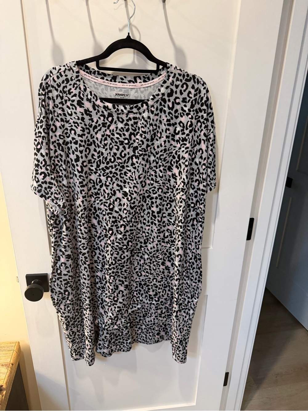 Pink Leopard Sleep Shirt